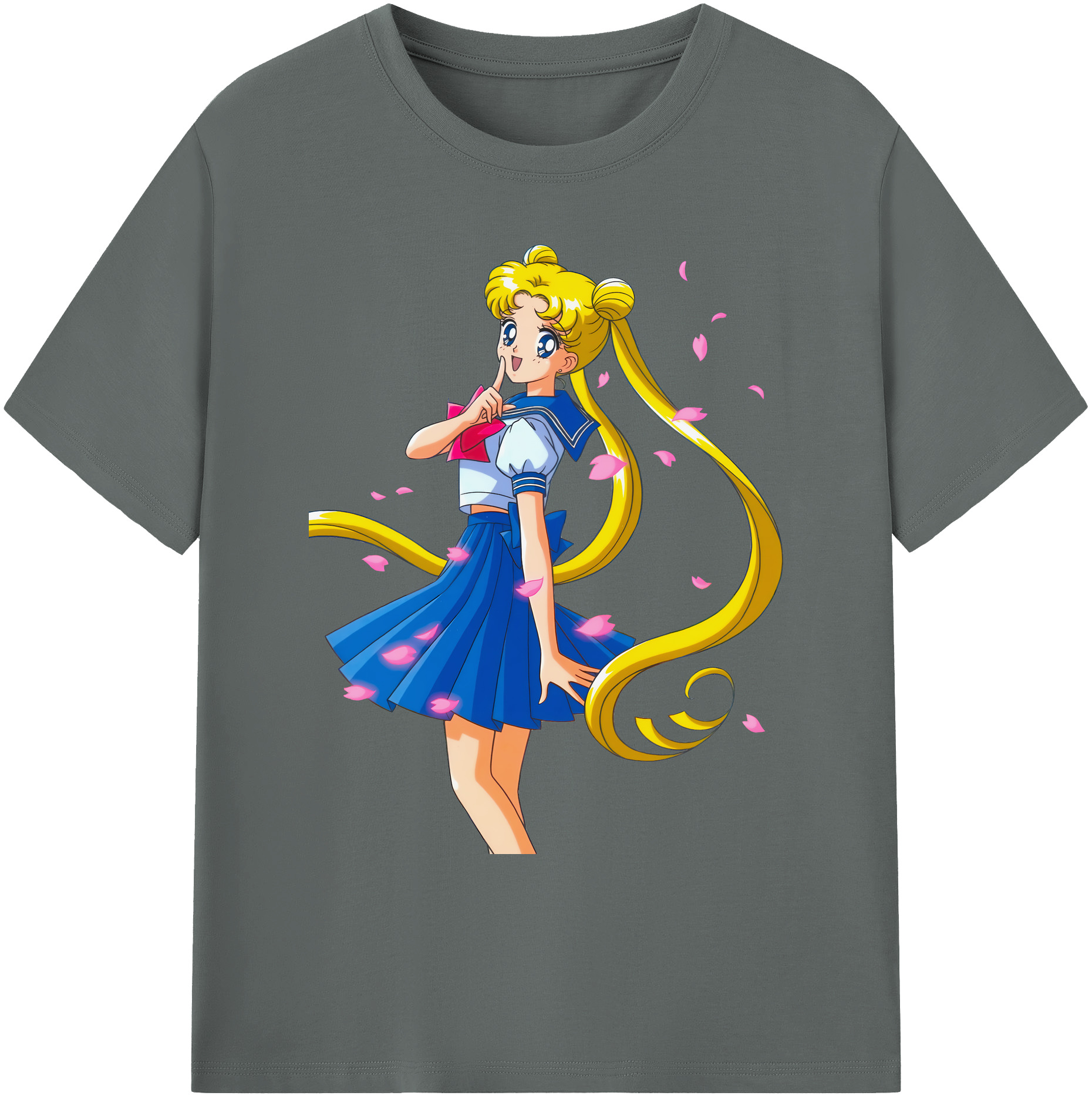 （画像用） 美少女戦士セーラームーン 愛野 美奈子 あいの みなこ Sailor Moon Aino Minako 綿100％ メンズ半袖Tシャツ｜肌触りやわらか＆通気性